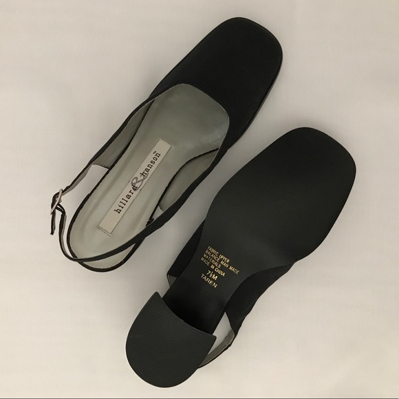 SOLD — *HP* NWOT Hillard & Hanson Black Closed Toe Block Heels - Picture 5 of 7